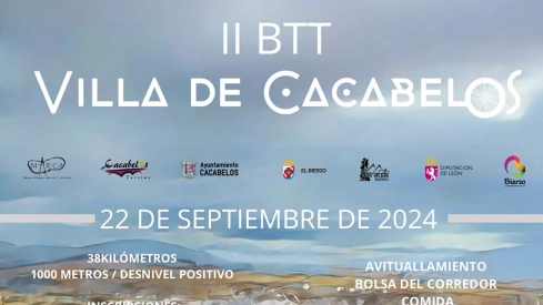 Cartel II BTT Villa de Cacabelos. 