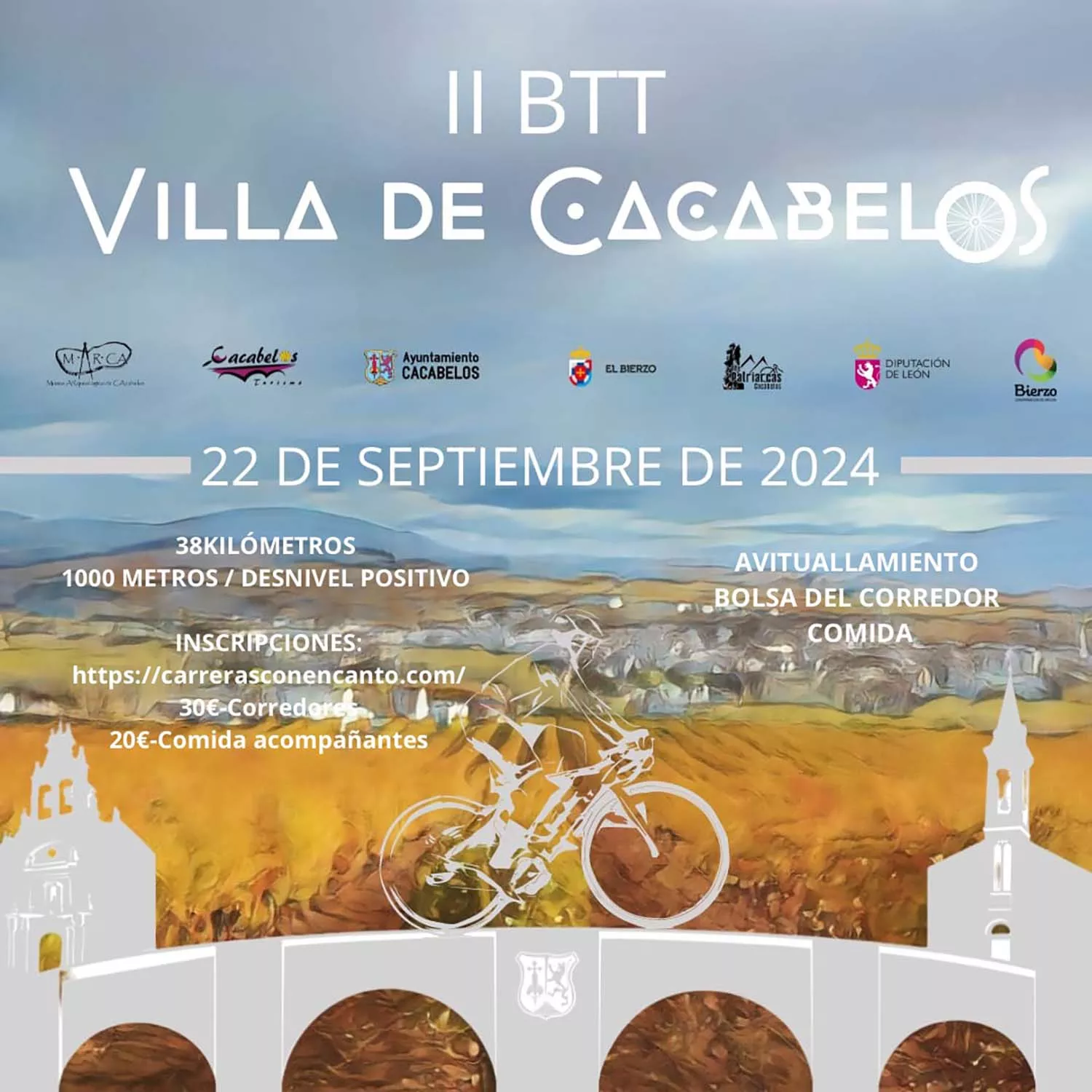 Cartel II BTT Villa de Cacabelos. Cartel II BTT Villa de Cacabelos.