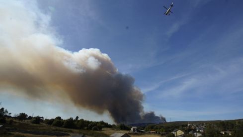 Incendio en Brañuelas 