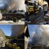 El incendio de Brañuelas penetra en Torre del Bierzo y amenaza a dos pueblos: Así viven los vecinos la alerta de Nivel 2