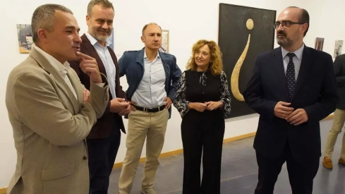 Inauguración de la exposición Arte Crónico en el Campus de Ponferrada