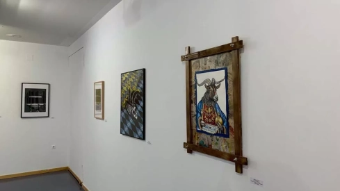 Inauguración de la exposición Arte Crónico en el Campus de Ponferrada