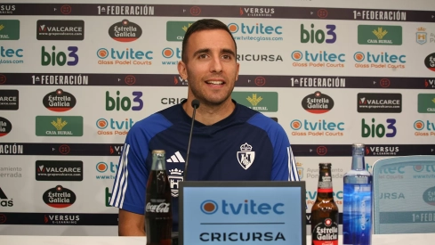 Germán Nóvoa está «deseando que llegue el partido» de la Ponferradina contra el Arenteiro