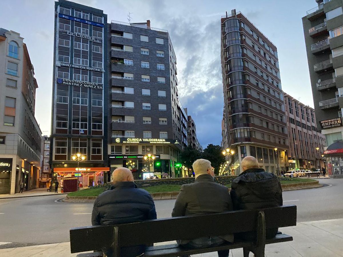 Imagen de ancianos en Ponferrada