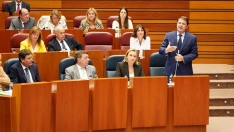 Alfonso Fernández Mañueco en el pleno de las Cortes de Castilla y León Leticia Pérez  ICAL