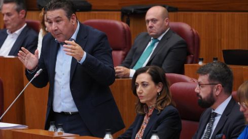 El portavoz de UPL en las Cortes, Luis Mariano Santos 