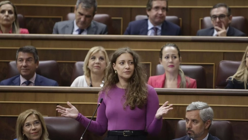 Ester Muñoz, diputada del PP, en el Congreso