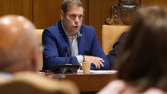 Iván Alonso durante el pleno de aprobación de la ZBE | César Sánchez - ICAL Iván Alonso durante el pleno de aprobación de la ZBE | César Sánchez - ICAL