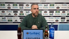 Javi Rey, "fastidiado" por el resultado frente al Real Unión: "Hicimos 90 minutos prácticamente perfectos"