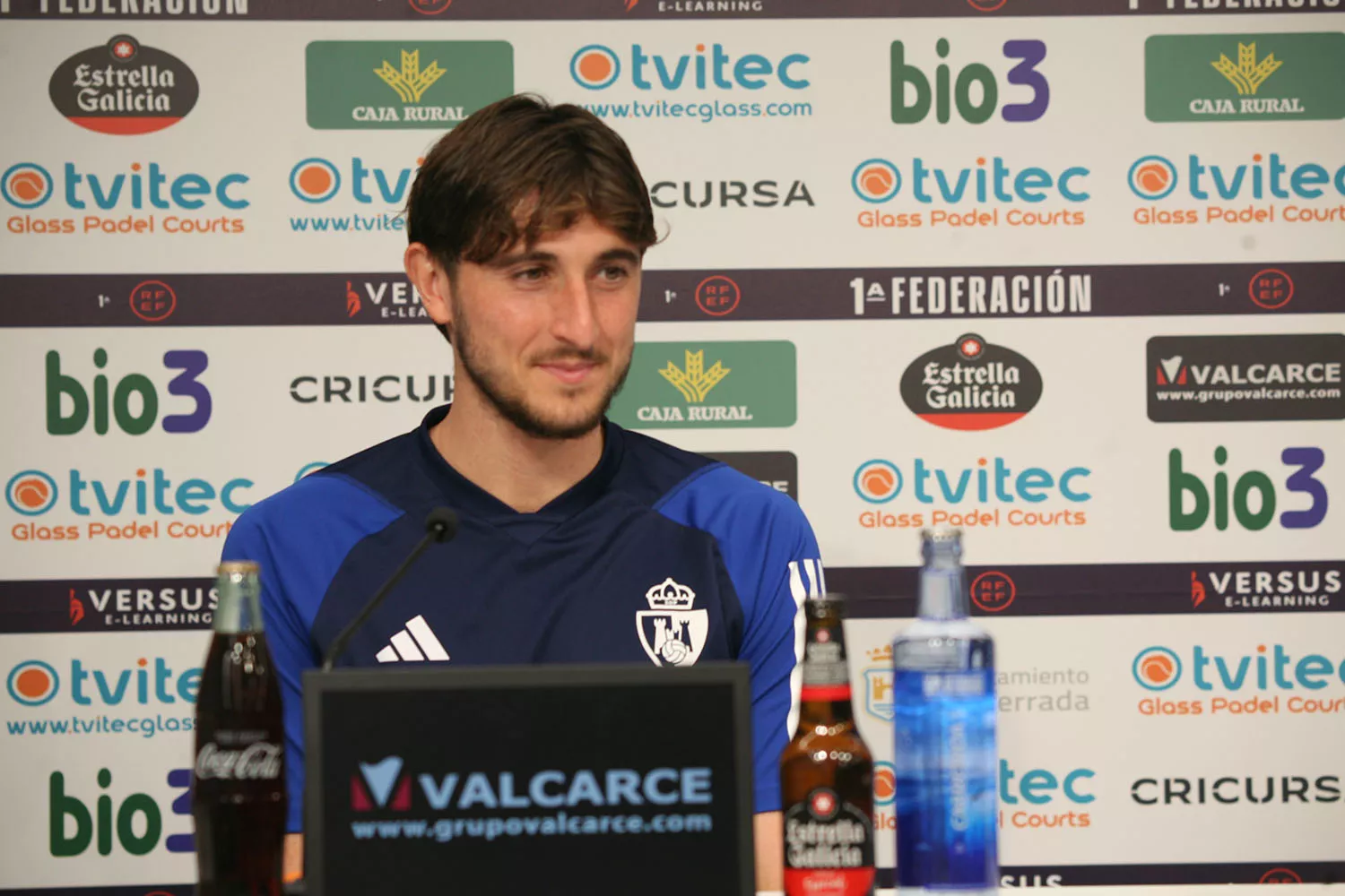 El jugador de la Ponferradina Álex Mula El jugador de la Ponferradina Álex Mula