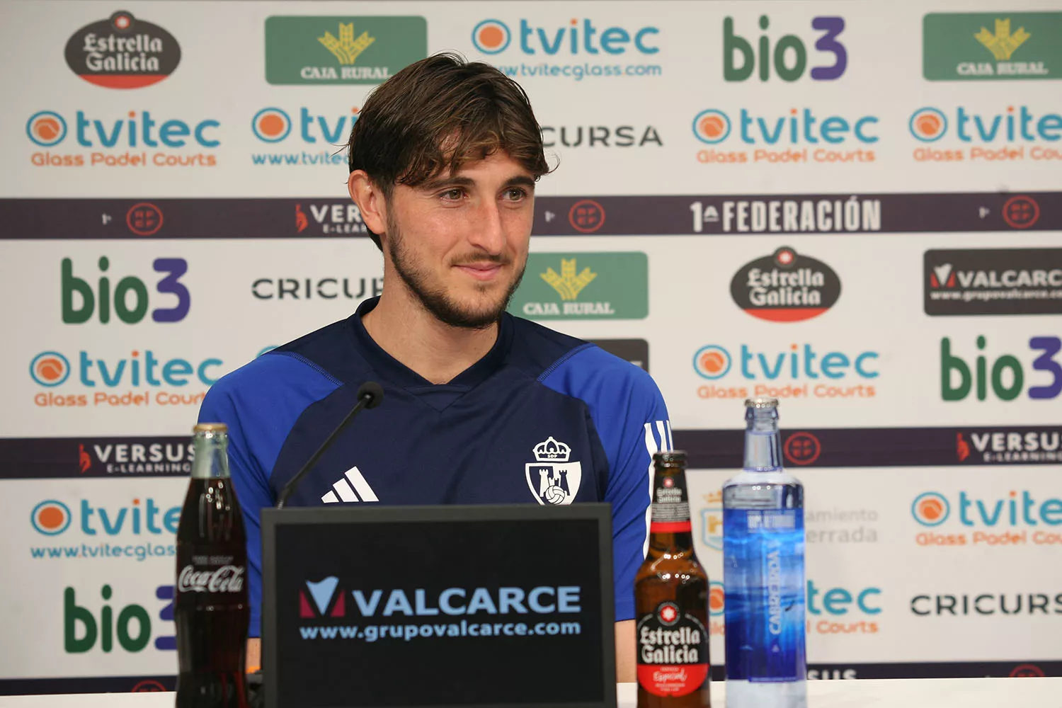 El jugador de la Ponferradina Álex Mula El jugador de la Ponferradina Álex Mula