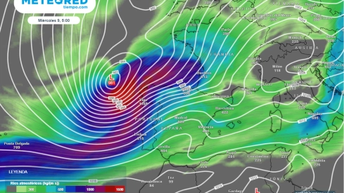 Huracán Kirk España | Mapa de Meteored Huracán Kirk España | Mapa de Meteored