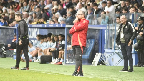 Javi Rey, satisfecho por el empate de la Ponferradina en Lezama: «Todo lo que sea sumar es importante»