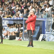 Javi Rey, satisfecho por el empate de la Ponferradina en Lezama: «Todo lo que sea sumar es importante»