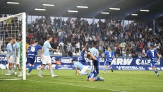 La 'fortuna' de la Ponferradina en el último suspiro para agarrar la victoria sobre el filial del Celta La 'fortuna' de la Ponferradina en el último suspiro para agarrar la victoria sobre el filial del Celta