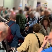 Más de 150 bercianos y leoneses se encontraron 'varados' en Pisa (Italia) y tuvieron que esperar más de 24 horas para poder regresas a sus casas