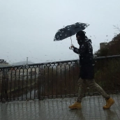 Temporal de lluvia y viento en Ponferrada Temporal de lluvia y viento en Ponferrada