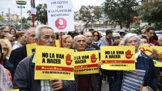 Protestas contra la planta de biogás de Castropodame