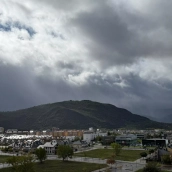 Lluvias y viento en El Bierzo. 