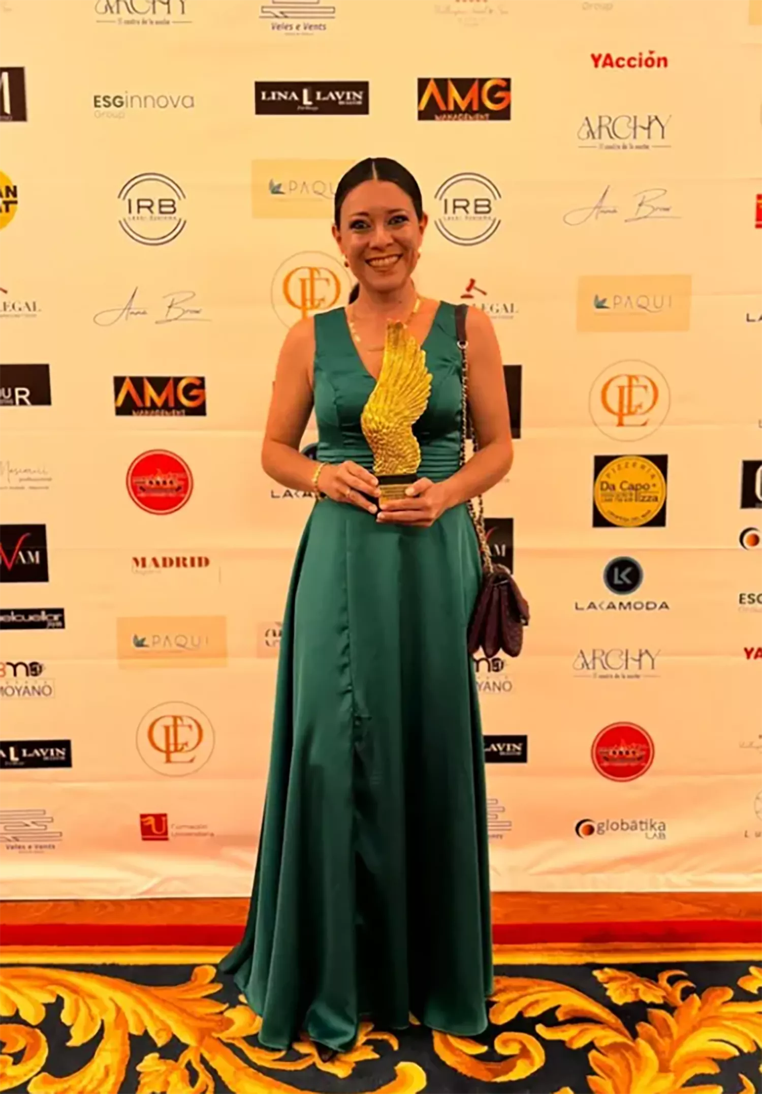 La premiada Laura Fernández La premiada Laura Fernández