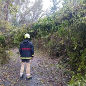 Efectos del huracán Kirk en Ponferrada Efectos del huracán Kirk en Ponferrada
