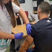 Campaña de vacunación de gripe y covid en El Bierzo 