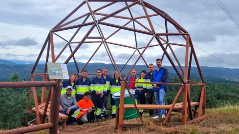Los alumnos del Programa Mixto Cubillos 2023 han construido el primer observatorio astronómico del Bierzo