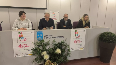 Presentación de las Jornadas Gastronómicas del Bierzo en O Barco 