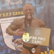 El culturista berciano Domingo Uría, campeón en el ‘Mr. Universe Islas Canarias’