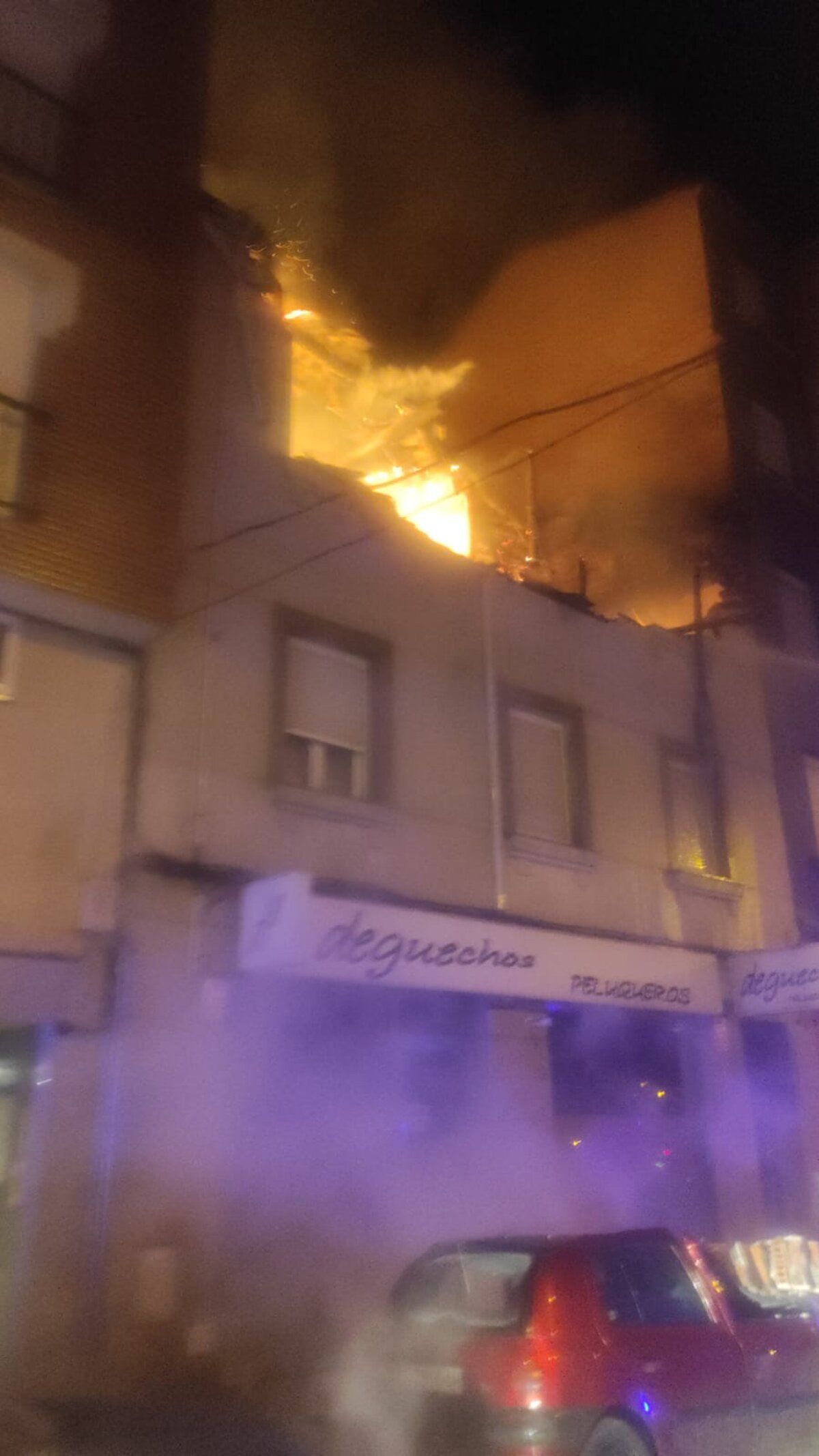Explosión Calle Alcón Nocturna 5