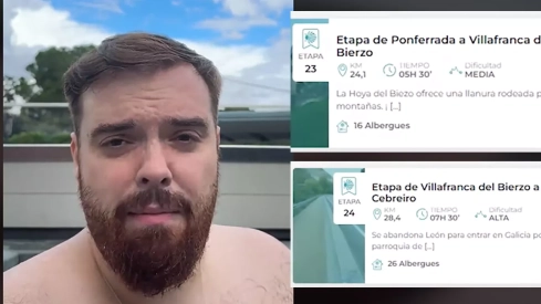 El youtuber Ibai Llanos podría comenzar el Camino de Santiago desde El Bierzo