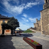 Infografía de la semipeatonalización frente Iglesia de San Andrés 