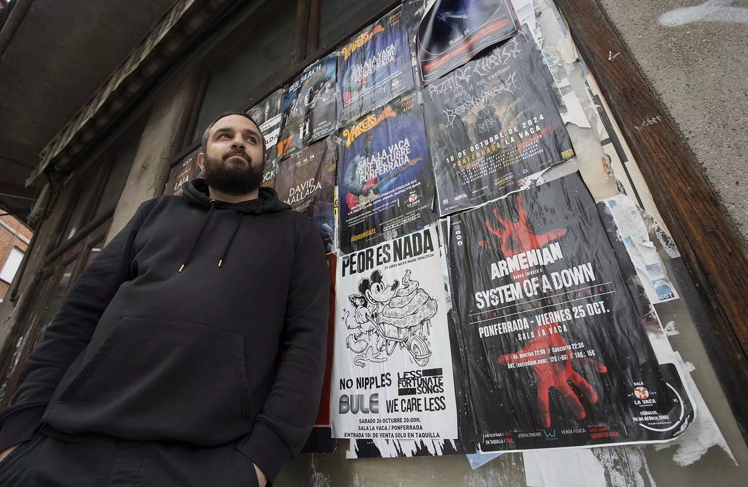 Pepe Jomeini, artífice de la promotora de conciertos 'Peor es nada'