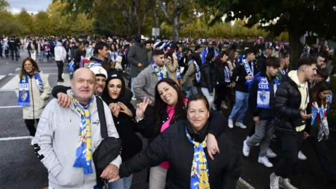 La marea blanquiazul rodea el Reino de León
