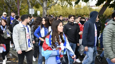 La marea blanquiazul rodea el Reino de León