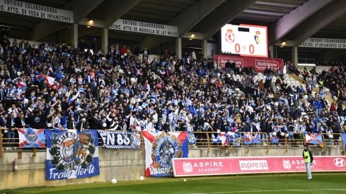 Así se vivió el derbi entre la Cultural y la Ponferradina