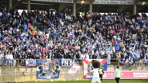 Así se vivió el derbi entre la Cultural y la Ponferradina