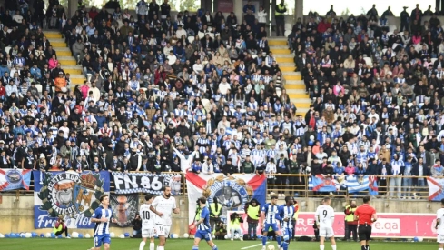 Así se vivió el derbi entre la Cultural y la Ponferradina
