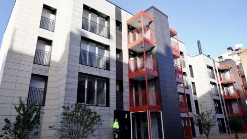 Imagen de archivo de viviendas en la provincia de León