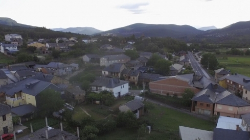 Carucedo a vista de dron