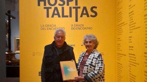 José María y Dolores, visitantes 100.000 de Hospitalitas en Villafranca