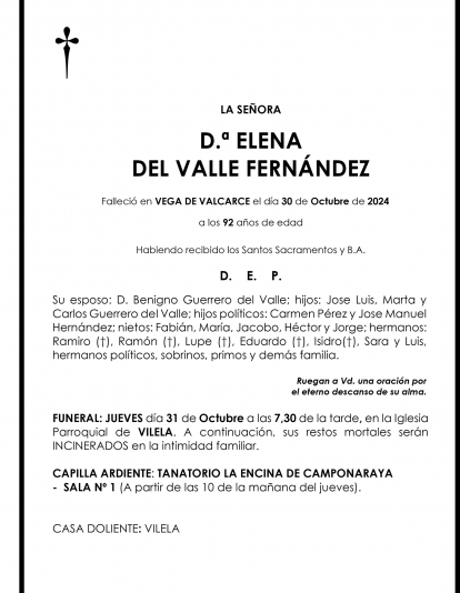 ELENA   DEL VALLE FERNÁNDEZ