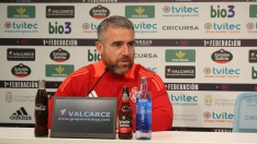 Javi Rey, "con la conciencia tranquila" tras reunirse con la directiva de la Ponferradina