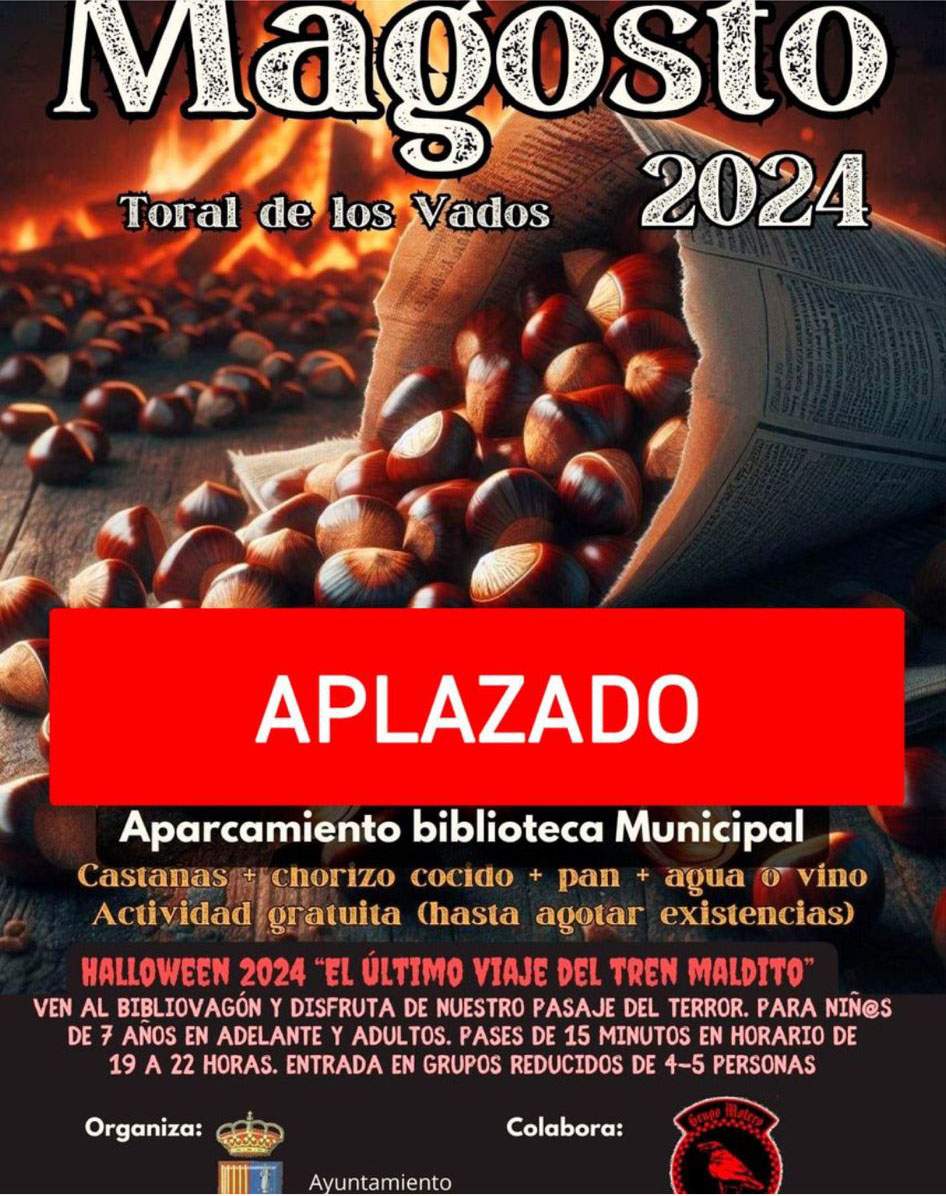 Cancelan Magosto Toral de los Vados