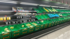 Fruta en el Mercadona de La Herrería de Ponferrada