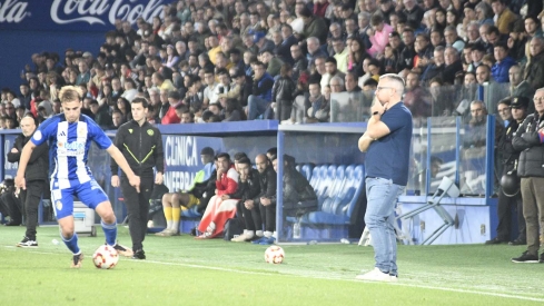 Partido de ida de la Ponferradina frente al Barakaldo