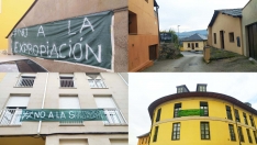 Pancartas contra la semipeatonalización de la avenida del Castillo en el Barrio de San Andrés de Ponferrada Pancartas contra la semipeatonalización de la avenida del Castillo en el Barrio de San Andrés de Ponferrada