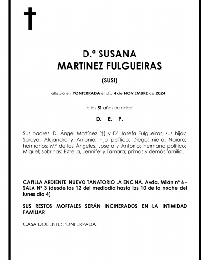 SUSANA MARTINEZ FOLGUEIRAS