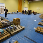 Recogida de alimentos en el Lydia Valentín | César Sánchez - ICAL