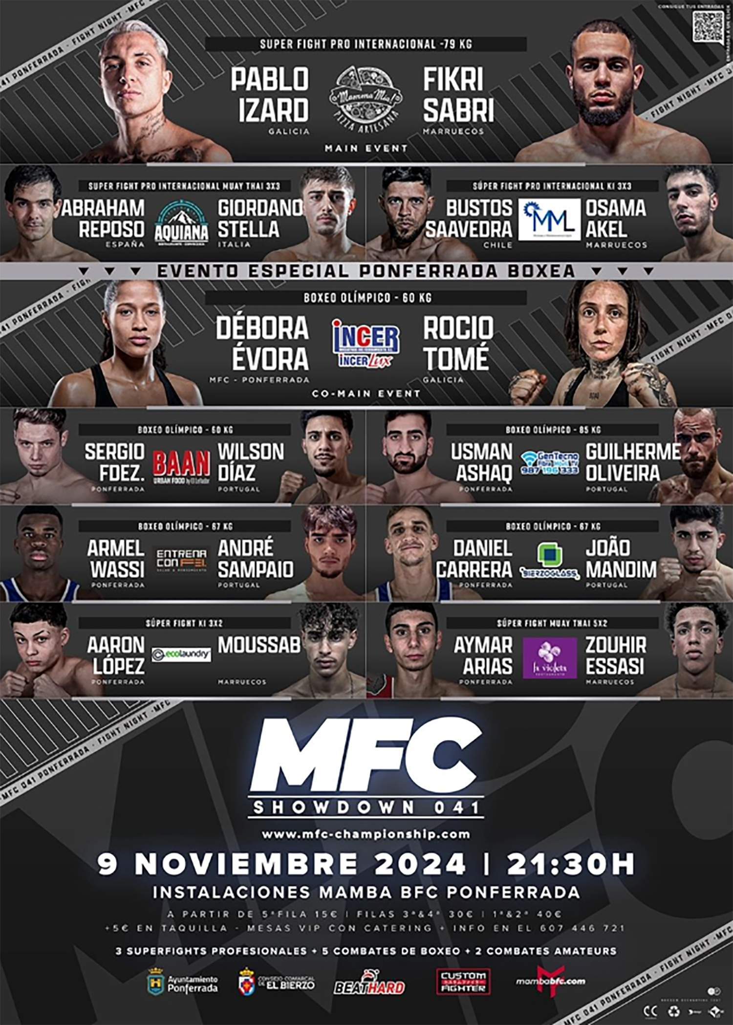 El Mamba Fight Club se prepara para una nueva edición del MFC Showdown este sábado El Mamba Fight Club se prepara para una nueva edición del MFC Showdown este sábado